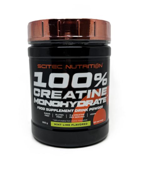 Scitec Nutrition 100% Creatine Monohydrate, Mint Lime - 300g