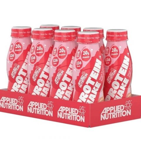 Applied Nutrition High Protein Shake, Strawberries & Cream - 8 x 330 ml.