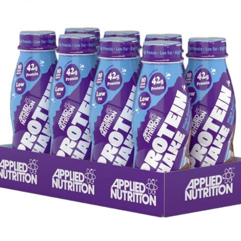 Applied Nutrition High Protein Shake, Double Chocolate - 8 x 500 ml.
