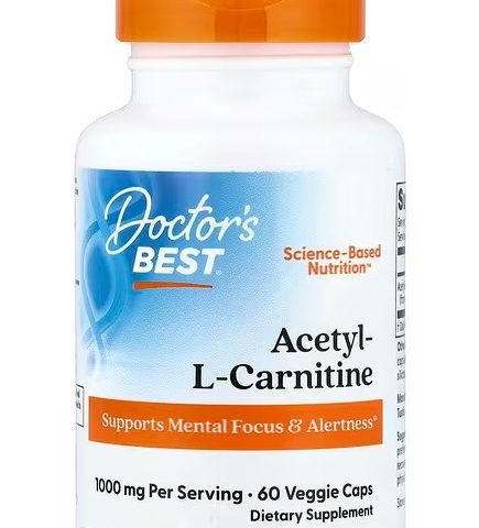 Doctor's Best Acetyl L-Carnitine, 500mg - 60 vcaps