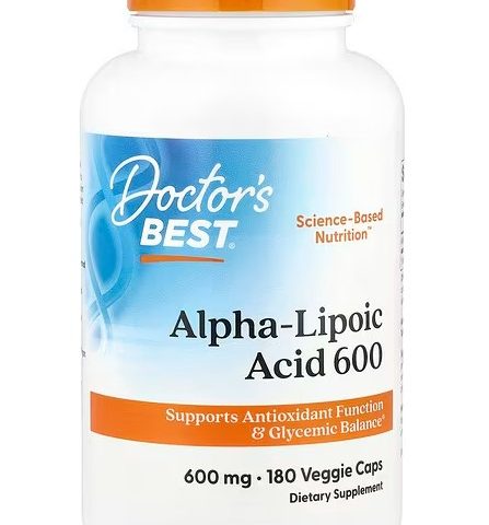 Doctor's Best Alpha-Lipoic Acid, 600mg - 180 vcaps