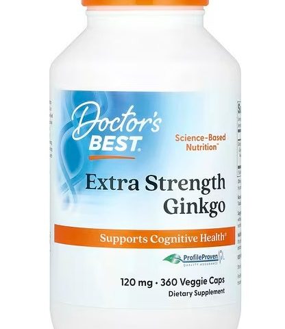 Doctor's Best Extra Strength Ginkgo, 120mg - 360 vcaps