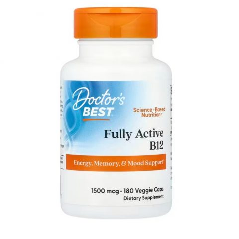 Doctor's Best Fully Active B12, 1500mcg - 180 vcaps