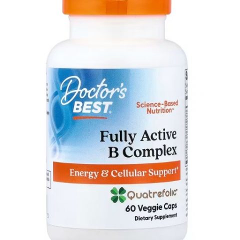 Doctor's Best Fully Active B-Complex with Quatrefolic - 60 vcaps