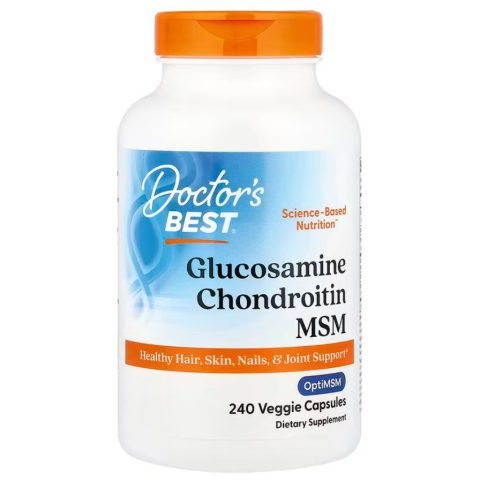 Doctor's Best Glucosamine Chondroitin MSM with OptiMSM - 240 caps