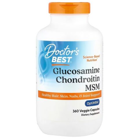 Doctor's Best Glucosamine Chondroitin MSM with OptiMSM - 360 caps