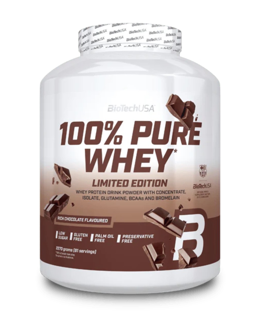 BioTechUSA 100% Pure Whey, Rich Chocolate - 2270g
