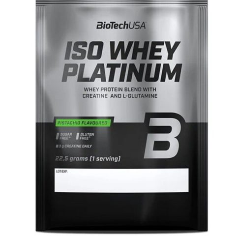 BioTechUSA Iso Whey Platinum, Pistachio - 22.5g (1 serving)