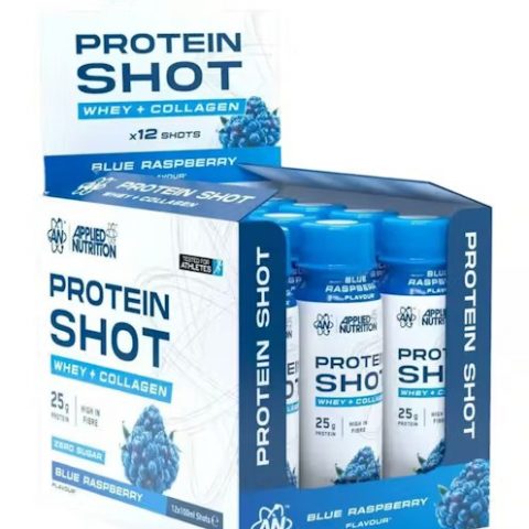 Applied Nutrition Protein Shot, Blue Raspberry - 12 x 100 ml.