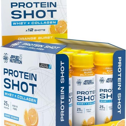 Applied Nutrition Protein Shot, Orange Burst - 12 x 100 ml.