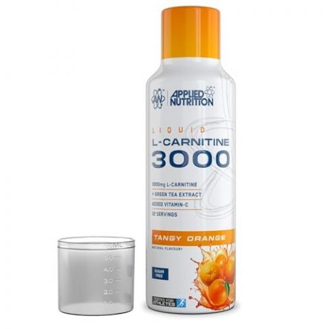 Applied Nutrition L-Carnitine Liquid 3000, Tangy Orange (EAN 5056555204429) - 480 ml.